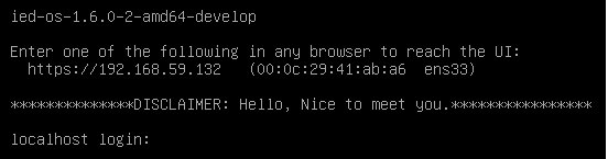 Display copyright text login screen